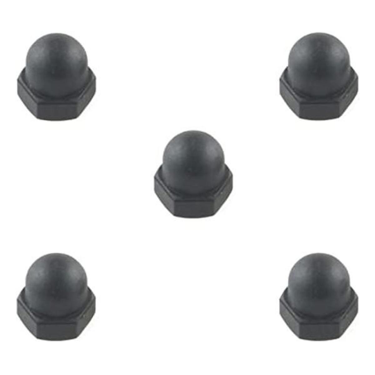 Eoutstanding Tuercas hexagonales de bellota de nailon M4