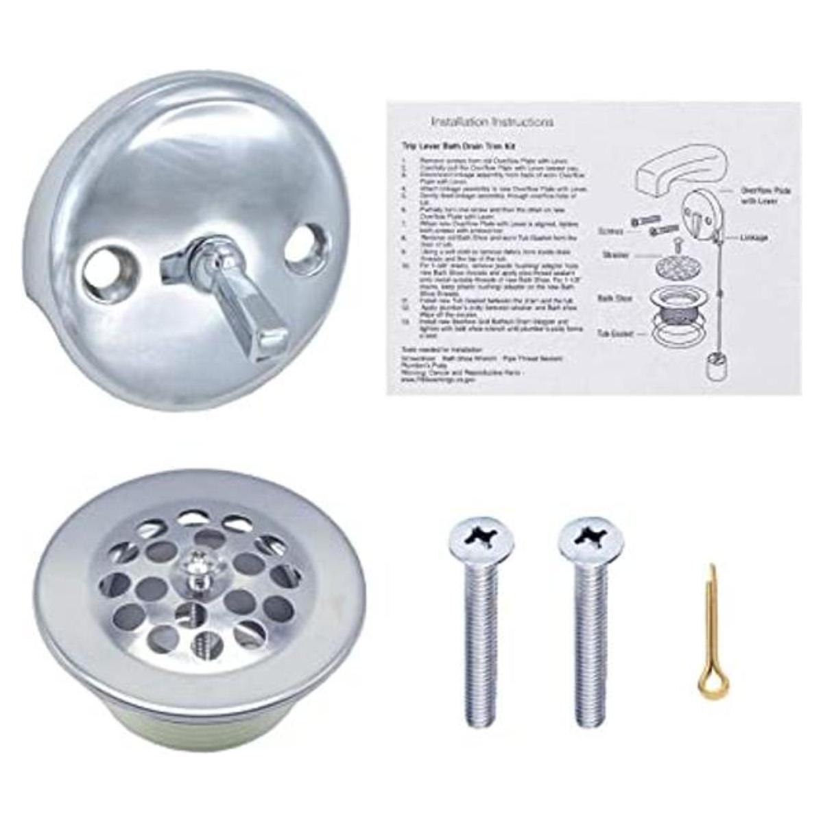 GoldHaoTheBathroom Kit de recorte de placa frontal de