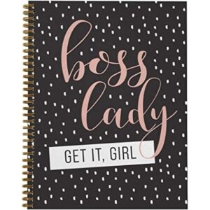 Cuaderno de espiral de tapa blanda Boss Lady de 8.5 x 11.0_1