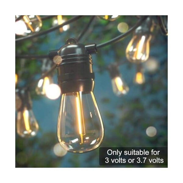 Paquete de 3 bombillas LED S14 de repuesto 2700 K luz_2