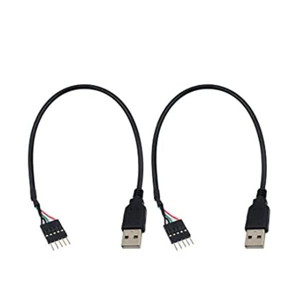 Duttek Cable alargador de 5 pines macho a USB A macho