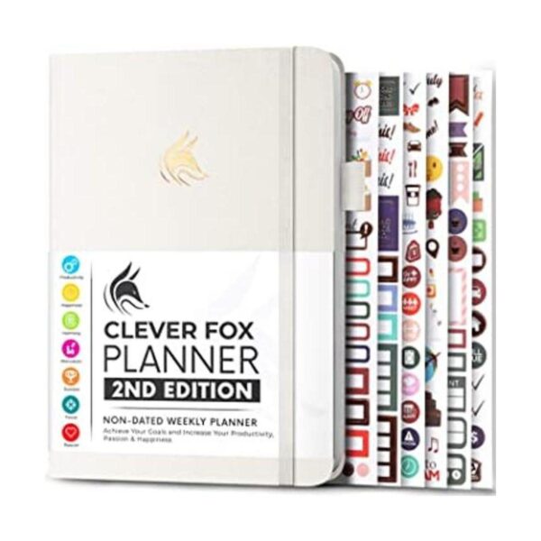 Clever Fox Planner 2 edición Agenda semanal y mensual_1