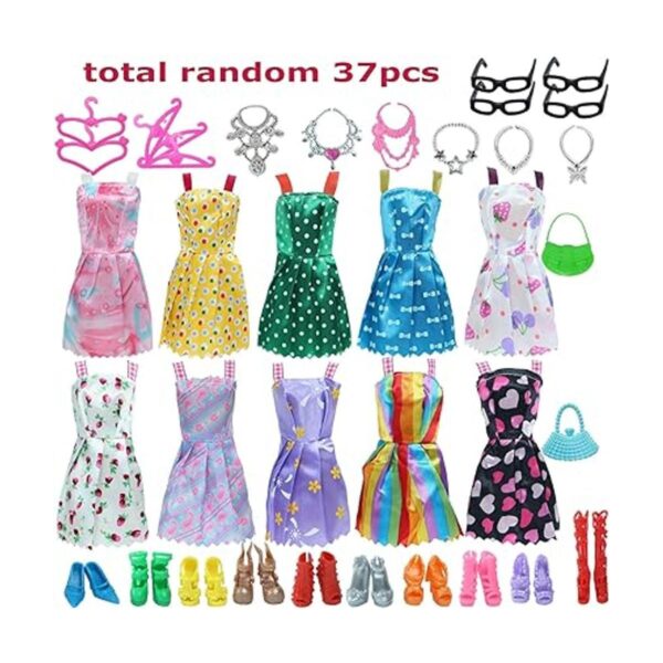 BJDBUS 42 piezas de ropa y accesorios para muñecas_2