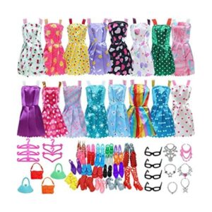 BJDBUS 42 piezas de ropa y accesorios para muñecas_1