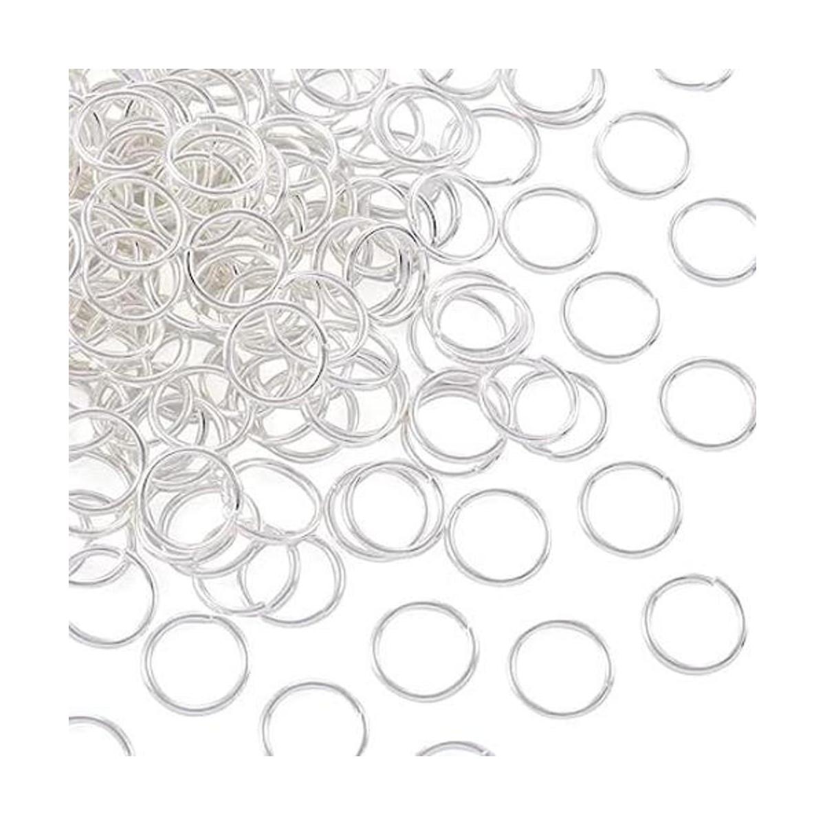 Craftdady 200 anillos de salto abiertos de plata de 0.472