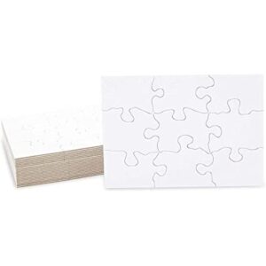 Rompecabezas en blanco 9 piezas cada uno 5.5 x 4 in 24_1