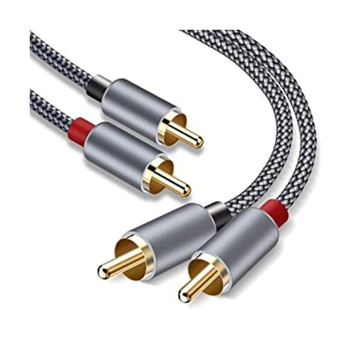Cable RCA Goalfish de 2 machos a 2 machos cable de audio