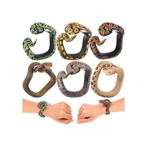 Pulsera de serpiente de juguete 6 piezas pulsera de