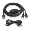 Cable divisor USB divisor USB hembra a 2 machos extensor_1