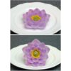 Molde de jabón de silicona en forma de flor de loto 3D