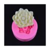 Molde de jabón de silicona en forma de flor de loto 3D