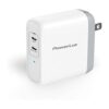 Cargador de pared USB C PowerLot de 68 W 2 puertos GaN PD_1