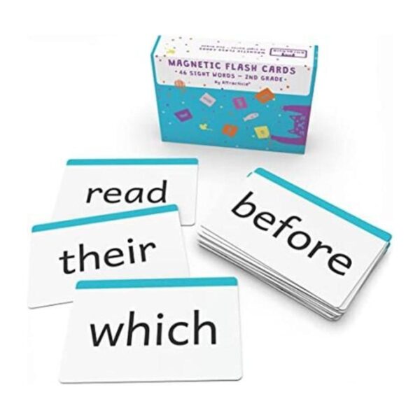 Attractivia Sight Words Tarjetas magnéticas de 2 grado_1