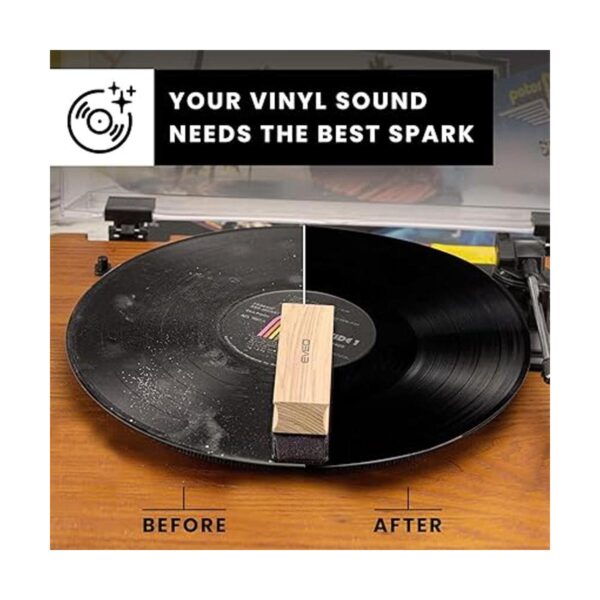EVEO Kit de limpiador de discos de vinilo de alta calidad_2