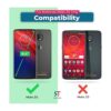 Rome Tech Funda de teléfono para Moto Z4 con funda de clip_2