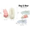 JJMG Molde de silicona 3D Shar Pei perro y oso polar_2