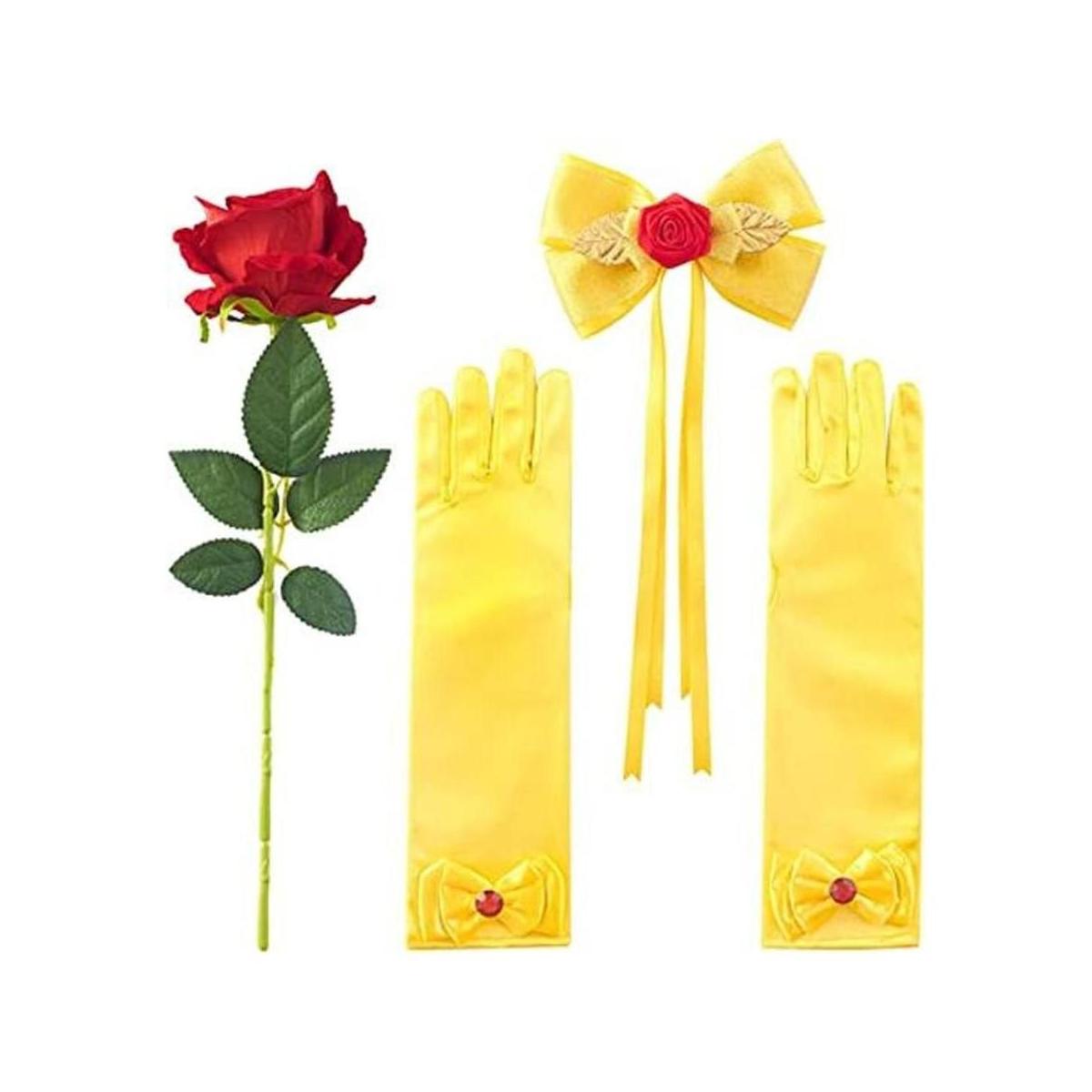 JiaDuo Accesorios de disfraz de princesa para niñas juego