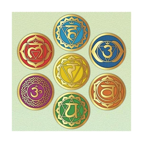 Pegatinas de pared Seven Chakra Set de 7 pegatinas de