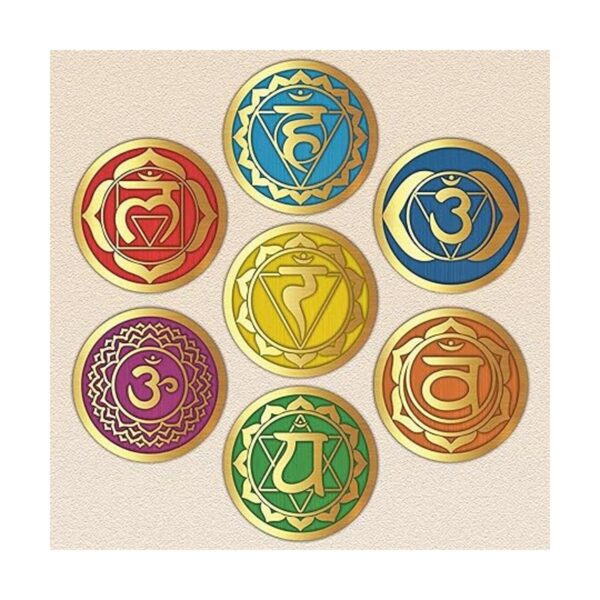 Pegatinas de pared Seven Chakra Set de 7 pegatinas de