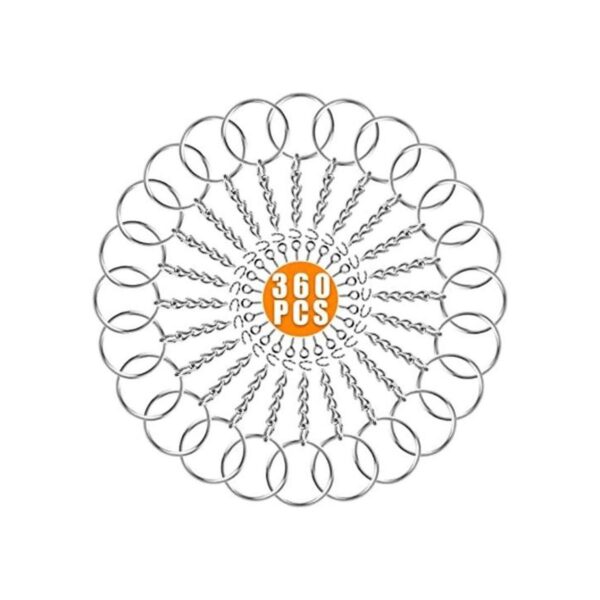 Llaveros para manualidades Flasoo 360 llaveros de resina