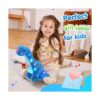 Houwsbaby Dinosaurio musical LED de 10 pulgadas con diseño_5