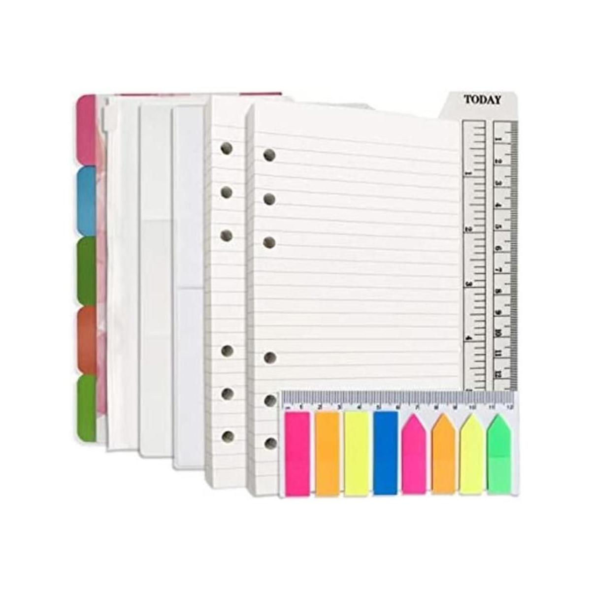 Papel de repuesto A6 100 hojas de papel forrado 6