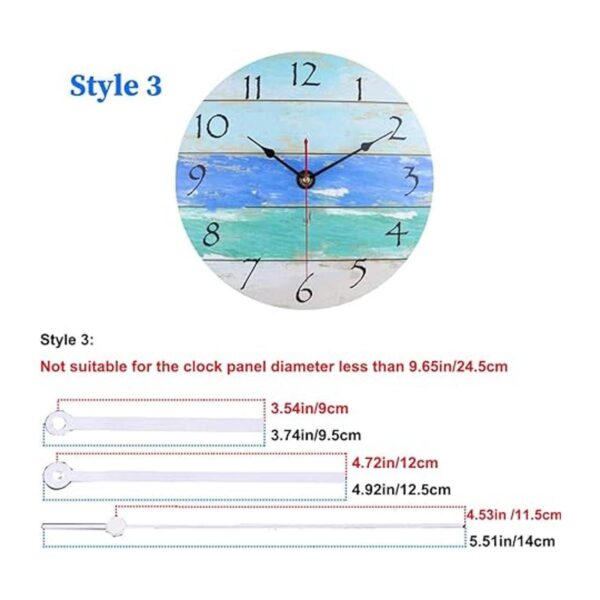 Mecanismo de movimiento de reloj de pared de 1.220 in de