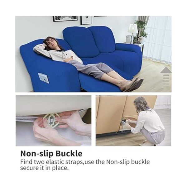 EasyGoing Funda elástica para sofá reclinable 8 piezas_3