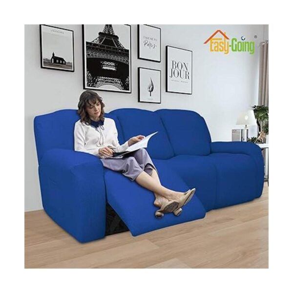 EasyGoing Funda elástica para sofá reclinable 8 piezas_2