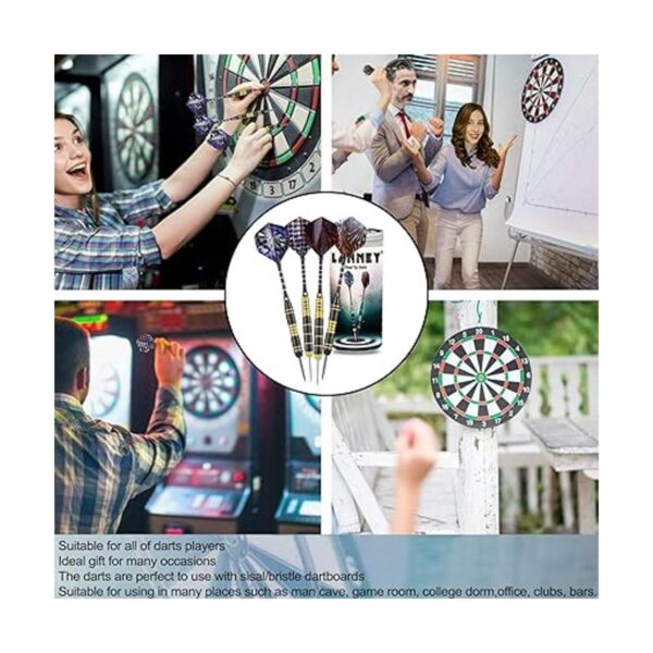 Darts Juego de puntas de metal para dardos profesionales_6