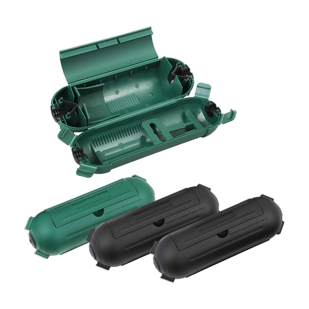 DEWENWILS Paquete de 4 fundas de seguridad para cable de