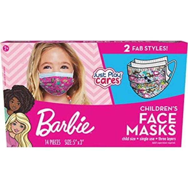 Just Play Máscara facial infantil de un solo uso Barbie_1
