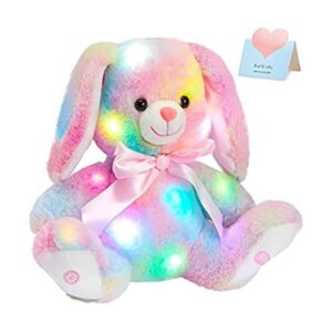 Glow Guards Juguete de peluche de conejo suave y brillante_1