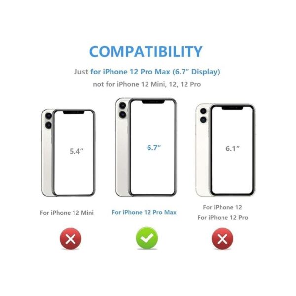ONETOP Compatible con iPhone 12 Pro Max Funda tipo cartera_2