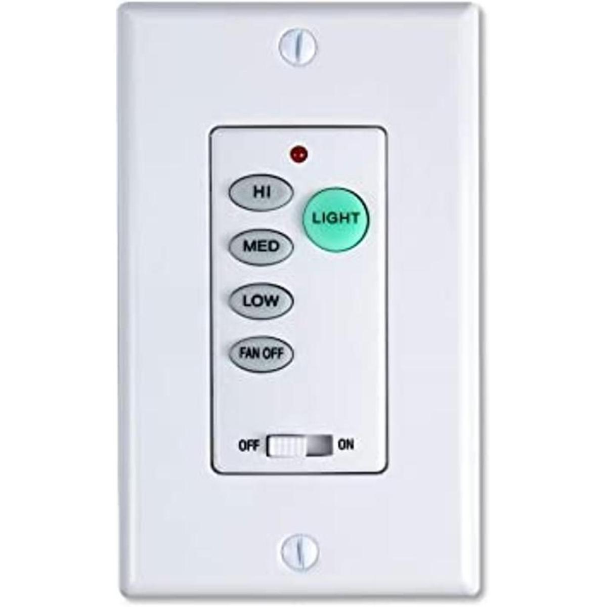 Eogifee Ventilador de techo universal con control de pared