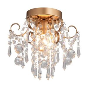 QS Mini lámpara de techo de cristal pequeña lámpara de_1
