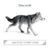 EOIVSH Juego de 8 juguetes de lobo de animales salvajes_3