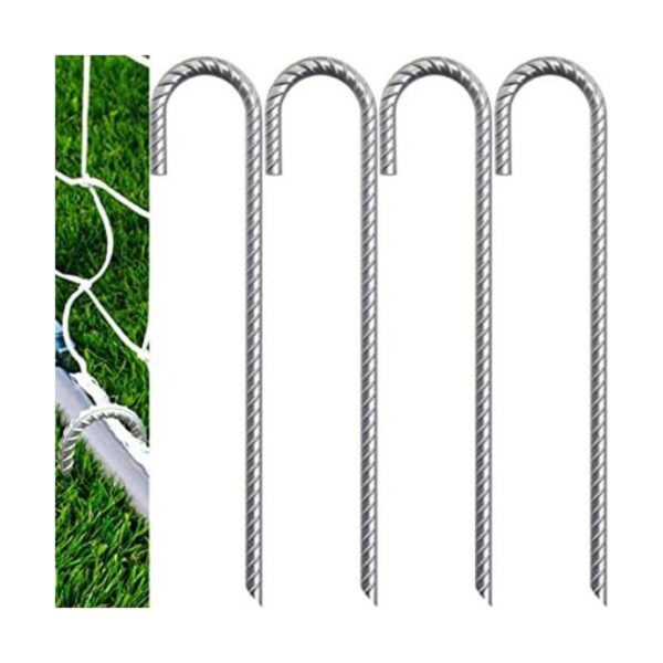 Eurmax USA 12 inch Galvanized Rebar Stakes Heavy Duty J_1
