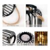 JHY DESIGN Lámpara decorativa de jaula de metal de 7.5_4