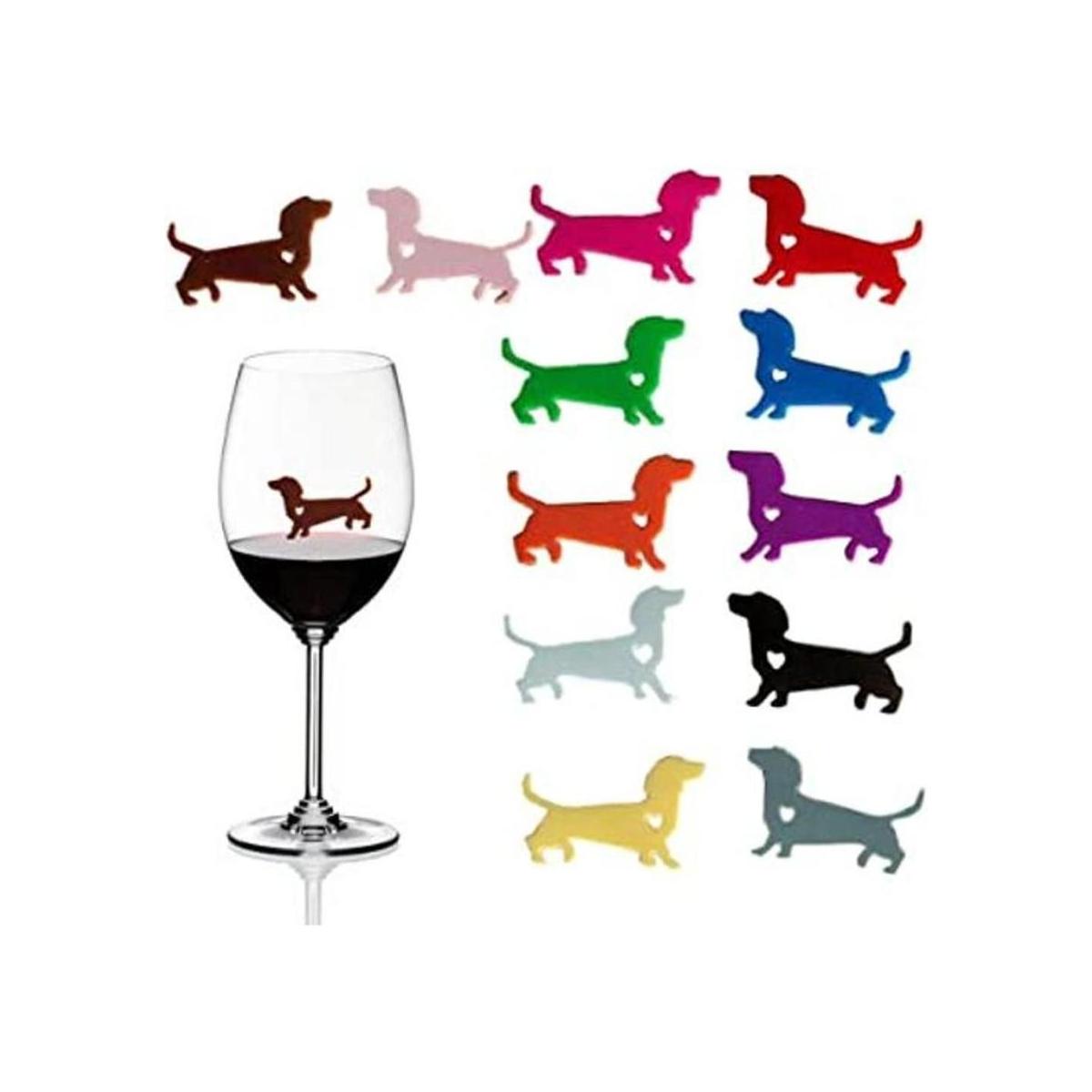 Encantos de copa de vino Marcadores para copas de vino