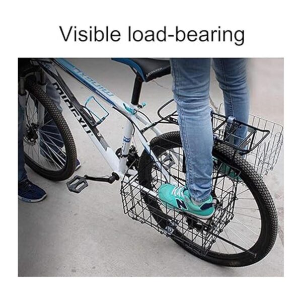 GLE2016 Cesta frontal plegable para bicicleta a prueba_6
