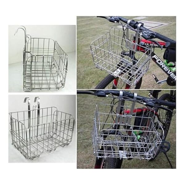 GLE2016 Cesta frontal plegable para bicicleta a prueba_5