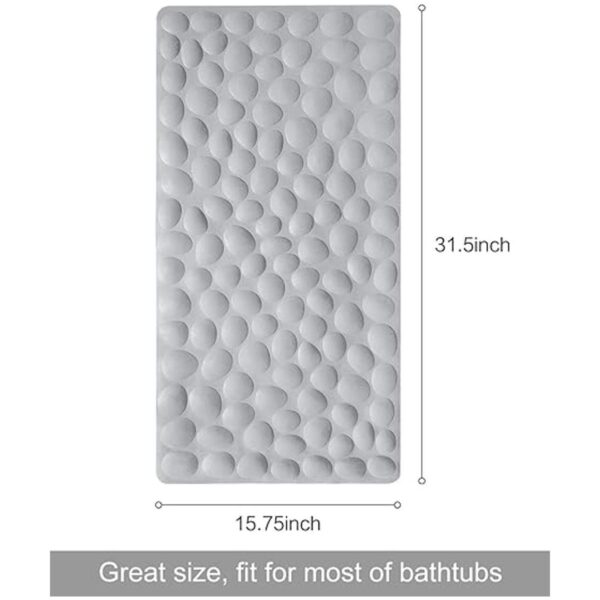 Bligli Alfombrilla de ducha para bañera 16.0 x 36.0 in