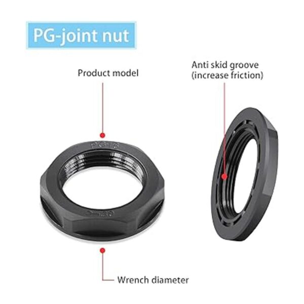 NineLeaf Cable Glándula IP68 impermeable ajustable_6