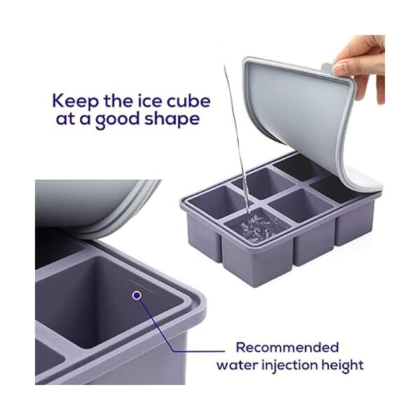 Bandeja grande para cubitos de hielo cubos grandes de 2_5
