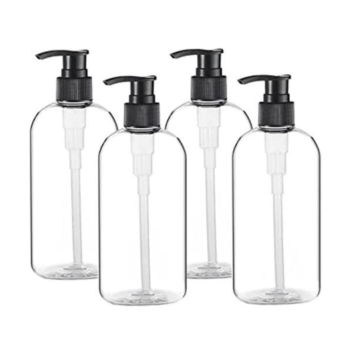 Dispensador de botellas de plástico vacías paquete de 4