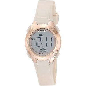 Armitron Sport Reloj con correa de resina rosa con_1