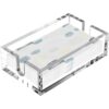 Richboom Servilleteros de acrílico para invitados 9 x 5.5