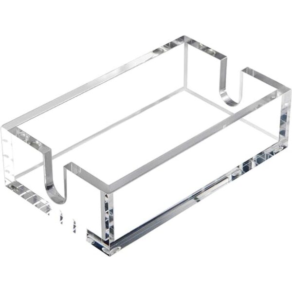 Richboom Servilleteros de acrílico para invitados 9 x 5.5
