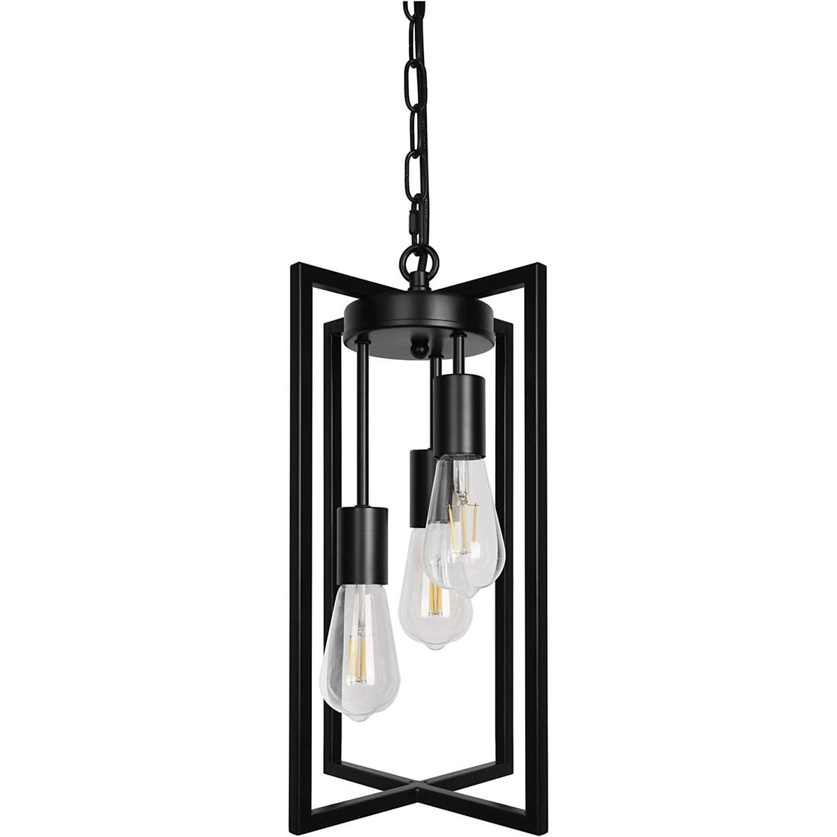 Iluminación colgante industrial moderna de estilo rústico